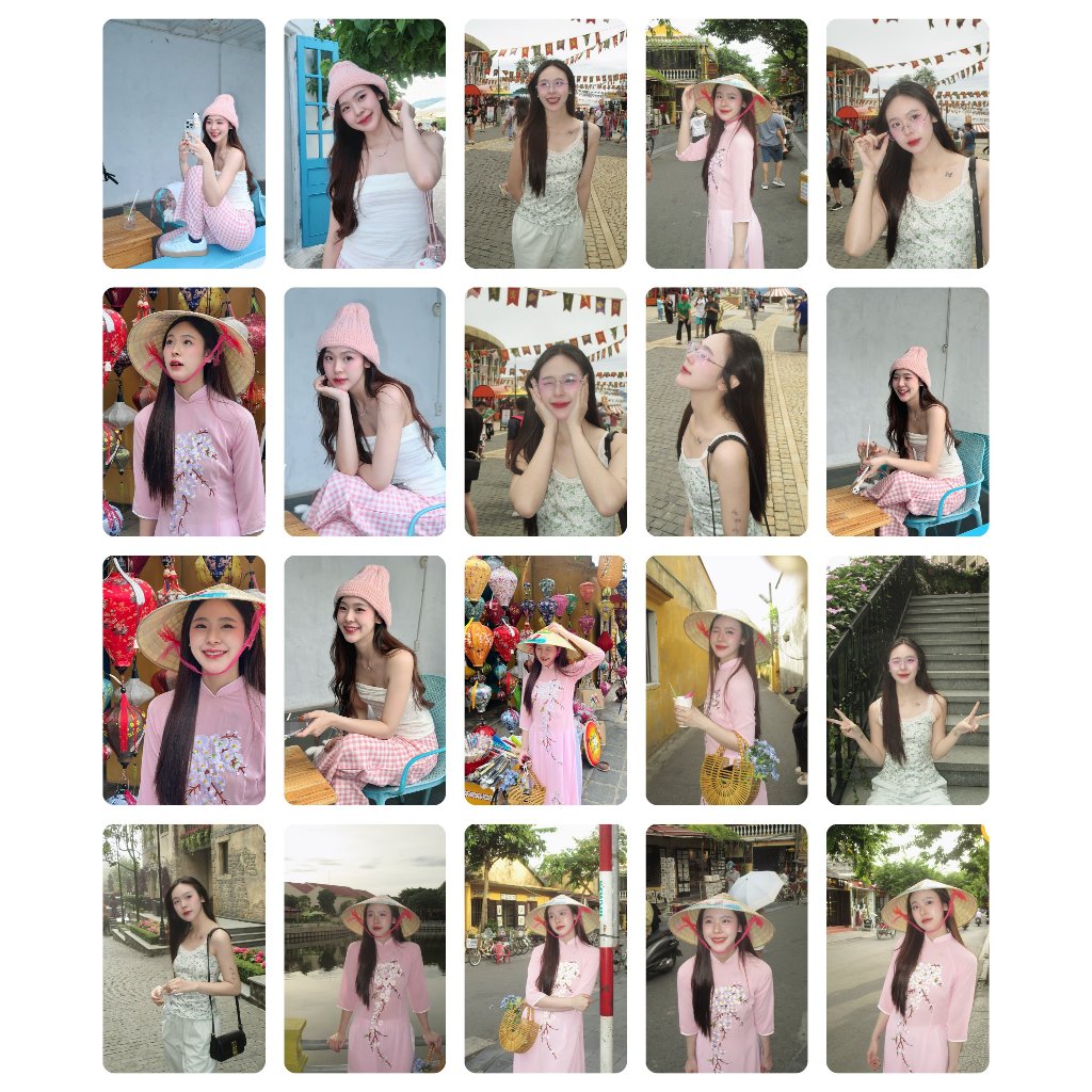 Lomo card 1 mặt J120 ảnh bo góc June Wanwimol Jaenasavamethee - IG3