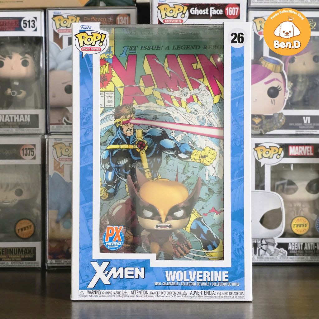 Mô hình Funko POP Comic Cover: Marvel X-Men #1 - Wolverine (Px Previews Exclusive)