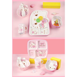 Tô chén muỗng ly dĩa Hello Kitty