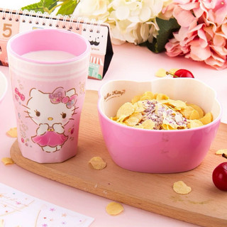 Tô chén muỗng ly dĩa Hello Kitty