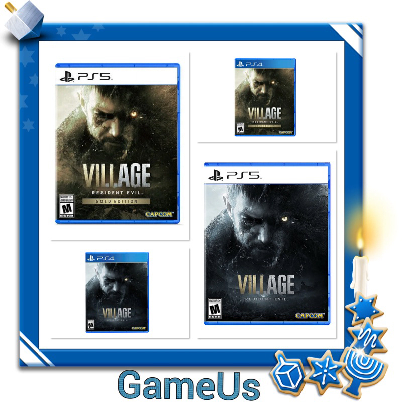 [Mã 156ELHA80K giảm 6% đơn 400K] Đĩa game ps5/ps4 : Resident Evil Village Hệ US