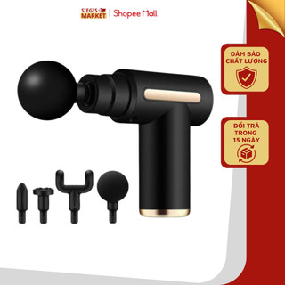 Máy Massage SIEGIS Cầm Tay Mini, Súng Mát Xa Toàn Thân 6 Cấp Độ Chuyên Sâu
