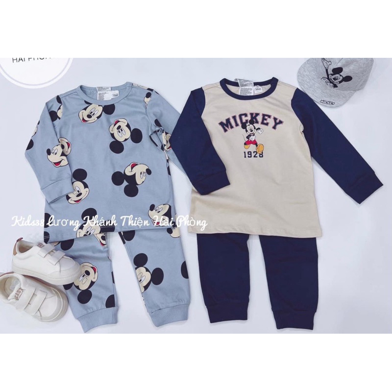 Set bộ dài tay H&M AUTH săn sale cho bé
