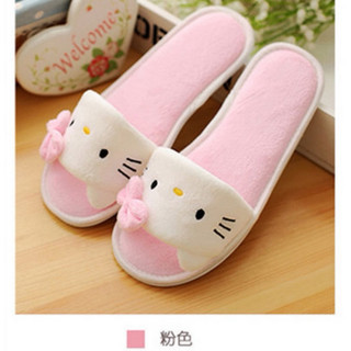 🌸𝐓𝐀̣̆𝐍𝐆 𝐐𝐔𝐀̀🌸 Dép bông mịn đế cao su HELLO KITTY - DORAEMON