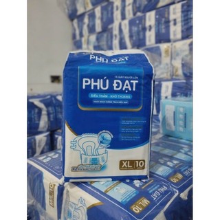  Tã Bỉm dán người già PHÚ ĐẠT túi 20 miếng size lớn XL từ 70_99kg có vách chống tràn 2 bên,thấm hút 