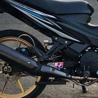 Tem Rời Ex 150 Lc Dán Xe Trắng Đen