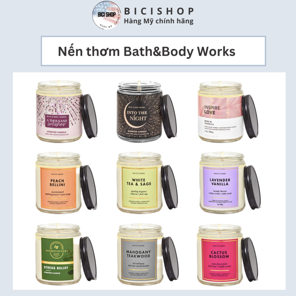 Nến thơm Bath & Body Works