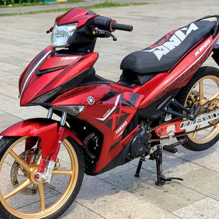 Tem Rời Exciter 150 MX King Dán Xe Đỏ Đô