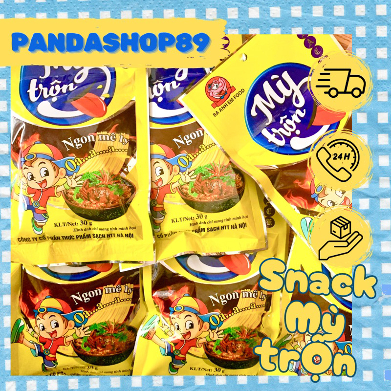 Combo Snack mỳ trộn ngon (gói lẻ )