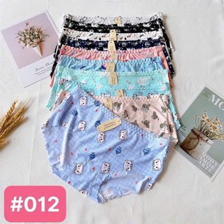 Quần lót su không đường may đáy kháng khuẩn mát mẻ màu sắc hoạt hình dễ thương Free size 35~60kg Sam Sam