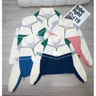 Áo gió nữ dáng croptop 2 lớp, áo khoác nữ tráng bạc cao cấp không mũ, áo cản gió, bụi, chống nước, ngăn ngừa tia UV tốt