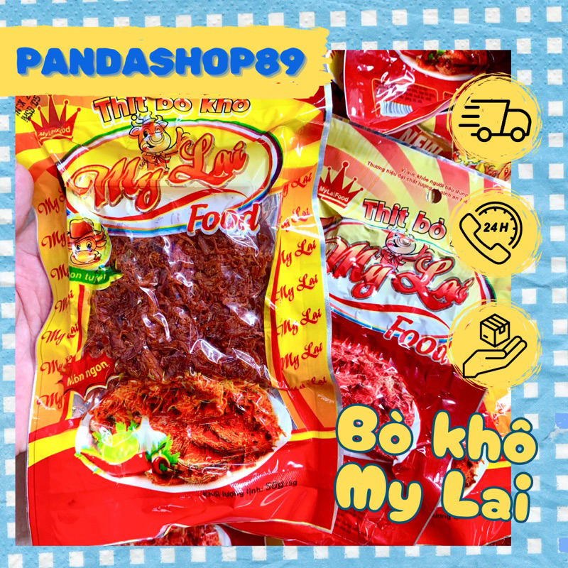 Combo gói thịt bò khô My Lai (gói 50g)
