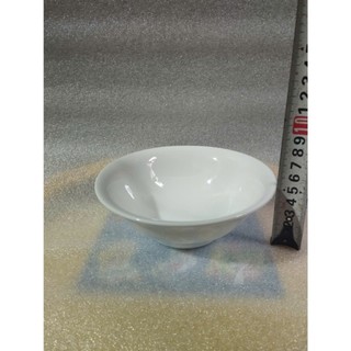 (mua 20c tặng 1c) tô sứ loe trắng 15cm x 5cm, tô sứ cho bé