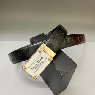 Dây lưng nam mặt vuông/ Dây nịt nam mặt vàng hàng cao cấp