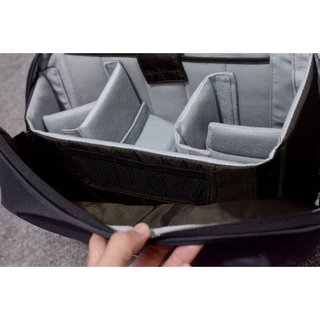 Túi-balo đựng máy ảnh đeo chéo 1 quai sling L-Màu xám