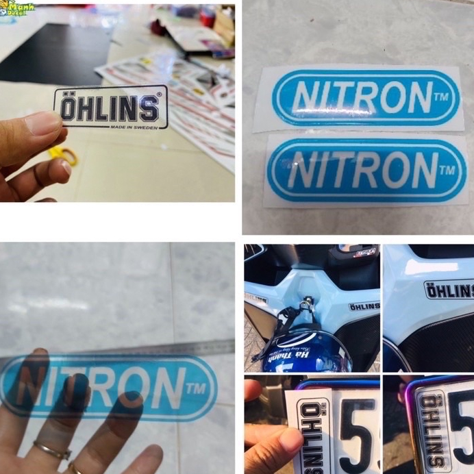Tem Trong Dán Phuộc Giảm Sóc Ohlins Nitron