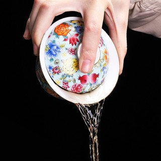Chén Khải sứ trắng Bạch Định thấu quang 200 ml CK005