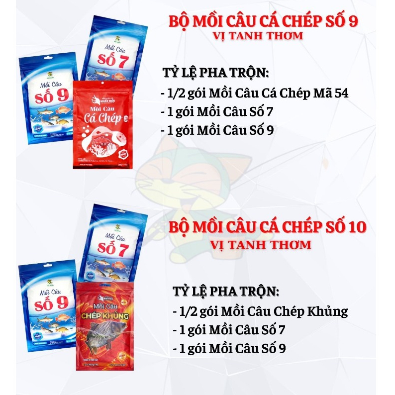 Bộ Mồi Câu Chép Số 9 - Số 10