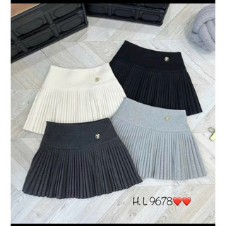  Chân váy dạ xếp ly dáng ngắn Hàn Quốc Chân váy xòe xếp ly nhỏ CV9678-F1TH - NhiNhi Shop 