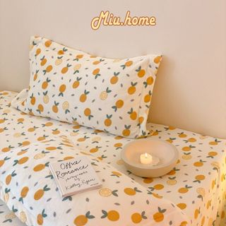 Bộ Ga Giường, bộ ga gối 3 món poly cotton, Drap giường 1m2, 1m4, 1m6, 1m8 sinh viên ở khu nội trú - Miu Home