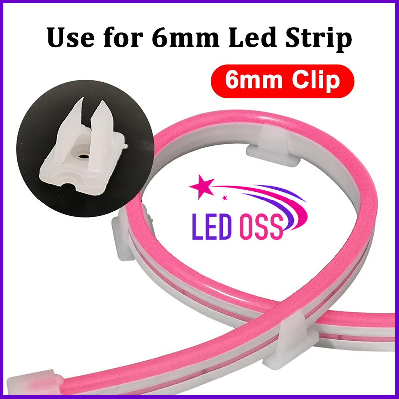 Kẹp cố định led dây Neon 6x12mm
