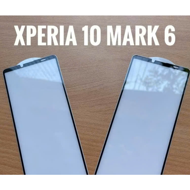 ( SẴN ) Kính cường lực Sony Xperia 10 VI (mark 6) Full màn hình viền đen