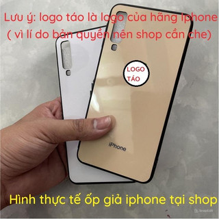 Ốp lưng Samsung A7 2018 kiểu i.Phone mặt lưng bóng đẹp
