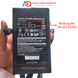 Dây nguồn 24v máy in bill nhiệt Bixolon E302ESK  E302K loại tốt