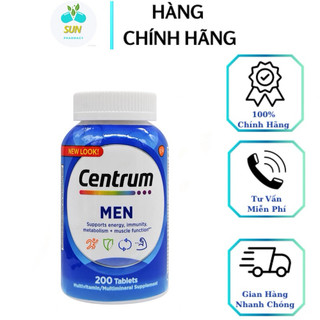 Centrum Men- Vitamin dành cho nam giới -Hộp 200 viên