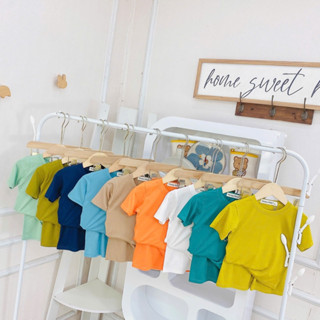 Bộ Lửng Thun Lạnh Minkey Baby Trơn Size 90-150 Cho Bé Trai, Bé Gái Mặc Đi Học, Đi Chơi Thoáng Mát