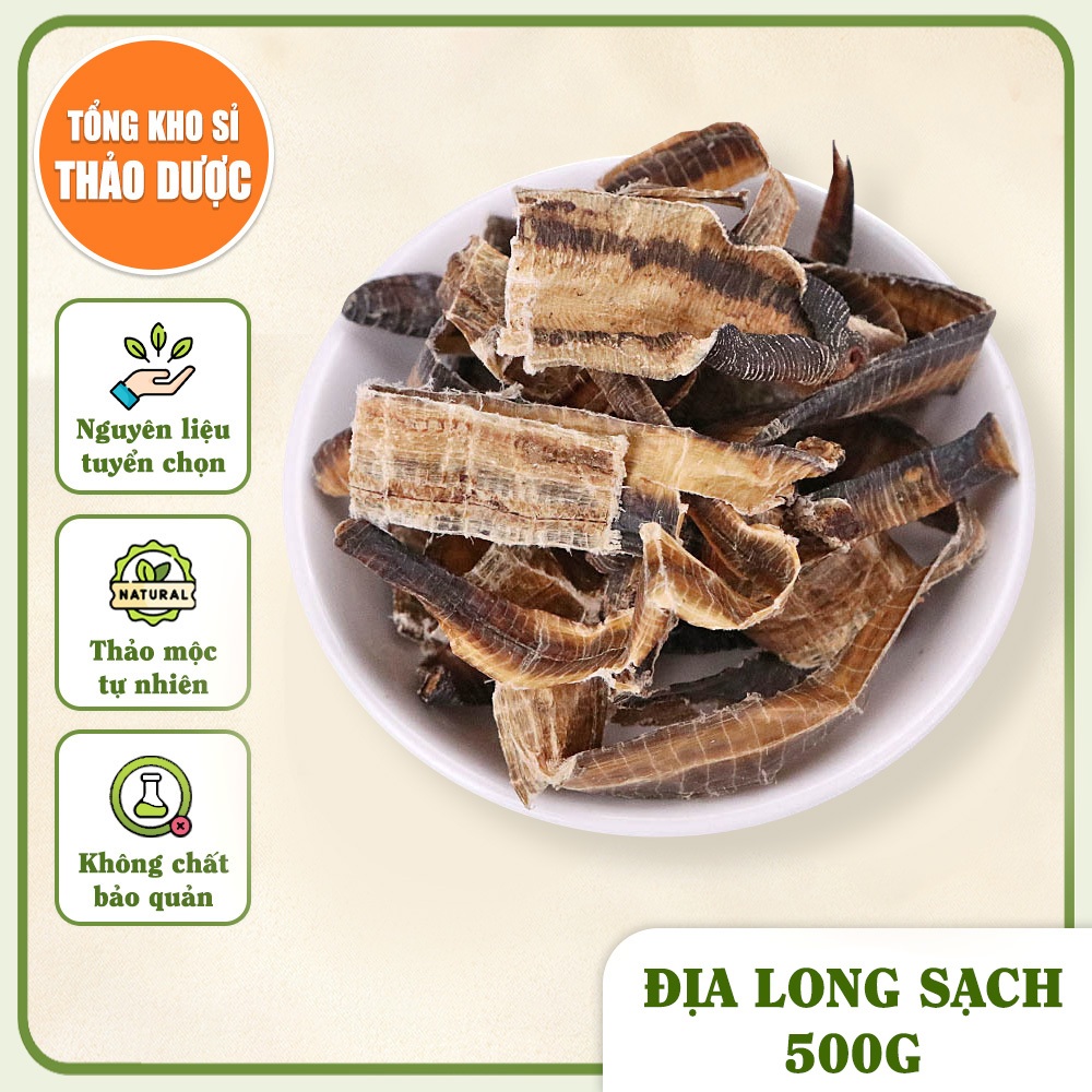 Địa Long Sạch 500g (Không Chất Bảo Quản)