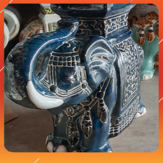Con voi gốm sứ Đôn voi gốm sứ, đôn gốm sứ, đôn hình con voi, đôn voi, đôn chậu chây cảnh, con voi gốm sứ(đơn giá)