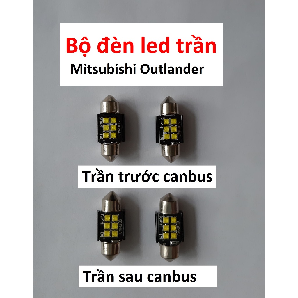 Mitsubishi Outlander Bộ led nội thất led trần Cree  đèn led