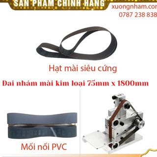 Giấy nhám vòng 75mmx1800mm, đai nhám vòng, giáp dây mài kim loại 75mm x 1800mm vải x632 Đài Loan