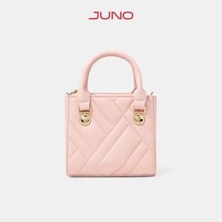 Túi Xách Nữ Thời Trang JUNO Cỡ Nhỏ Form Vuông Chần Bông TXN850