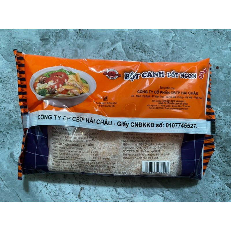 Thùng bột canh i-ốt Hải Châu 50 gói x 190g ngon ngon