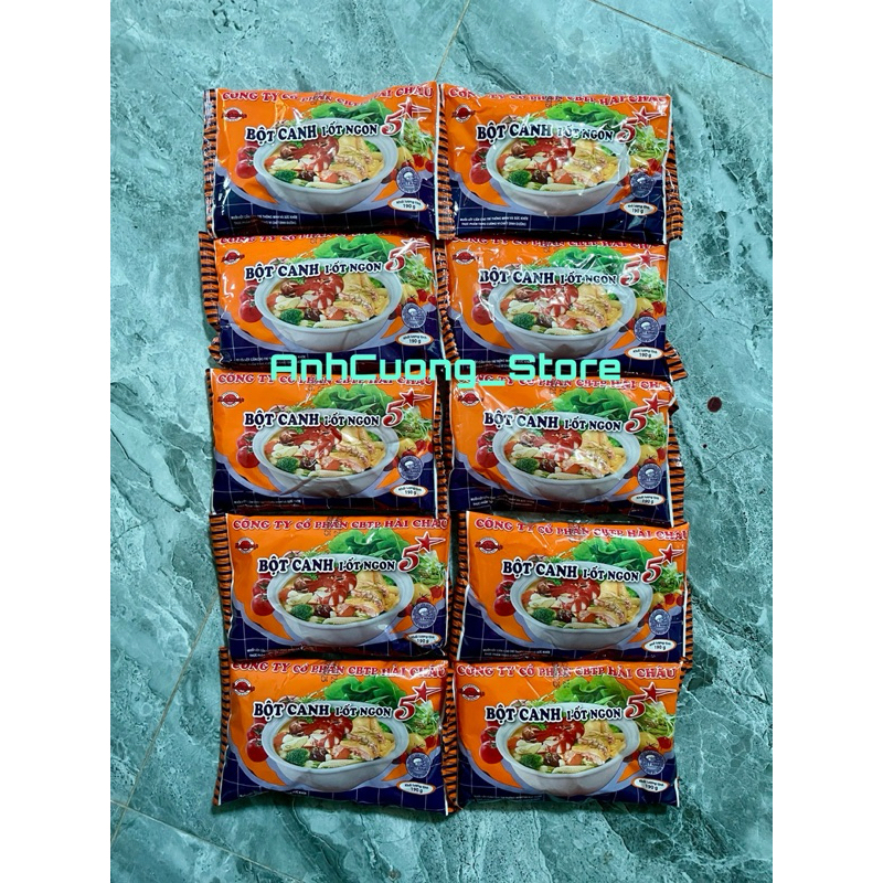 Thùng bột canh i-ốt Hải Châu 50 gói x 190g ngon ngon