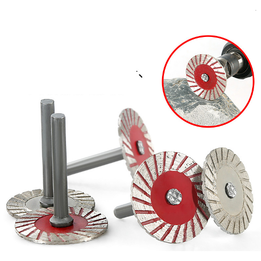 mũi cắt đá , mũi mài đá hãy mũi mài cắt rãng đá trục 6mm đường kính 4cm