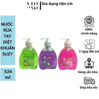 Nước rửa tay diệt khuẩn suzy 320g - thành phần hữu cơ, chất lượng nhật bản