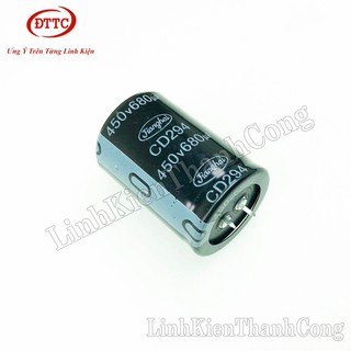 Tụ Hóa 680uF 450V Chân Cứng
