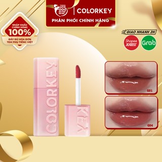 Son bóng gương bền màu, lâu trôi Colorkey Light Chaser Lip Plumping Gloss 1.7g