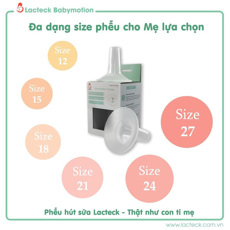 Phễu Silicon Lacteck chính hãng