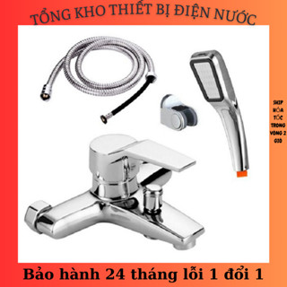  Bộ củ sen tắm nóng lạnh cao cấp GIORMANI kèm vòi hoa sen tăng áp SNL904-VHS05 mạ crom 5 lớp bảo hành 24 tháng 