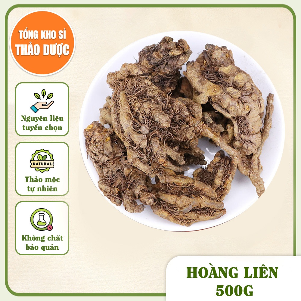 Hoàng Liên Bắc 500g (Hàng Loại 1, Nguyên Chất)