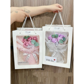 Hoa sáp bó 6 bông nhiều mẫu random