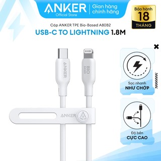 Cáp Sạc Anker 542 TPE Bio-Based USB-C to Lightning Dài 1.8M - A80B2