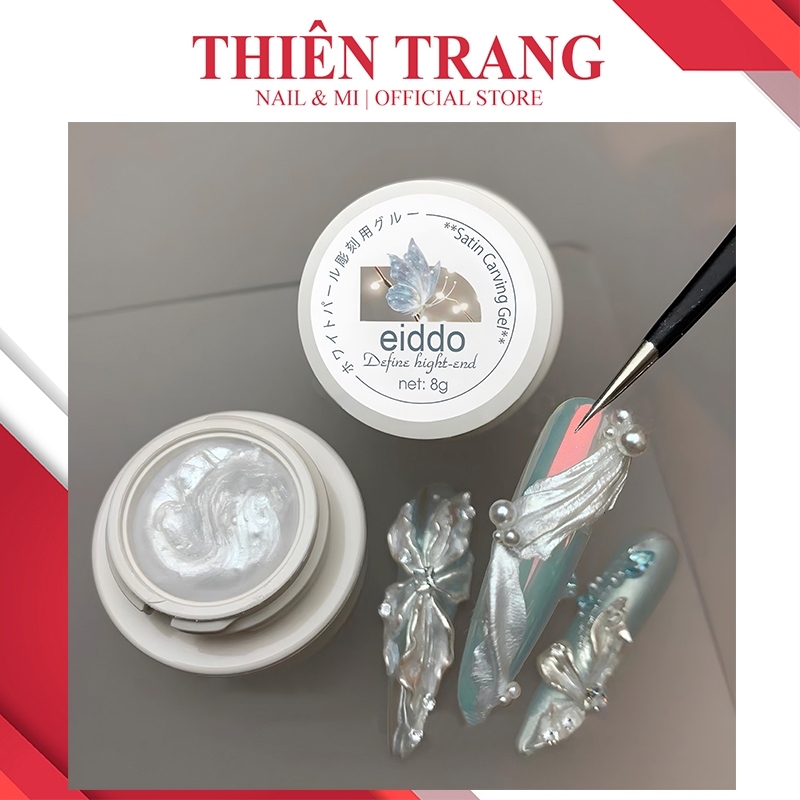 Gel nặn EIDDO ánh trai - gel nặn hình, nặn hoa nổi 3D Chính hãng - Gel nặn trang trí móng , design m
