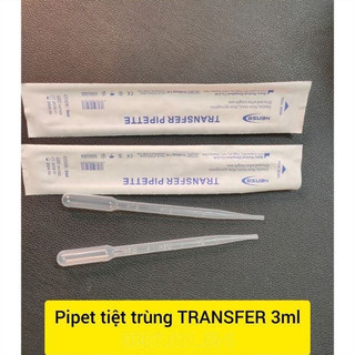 COMBO 10CHIẾC  PIPET tiệt trùng TRANSFER 3 ml