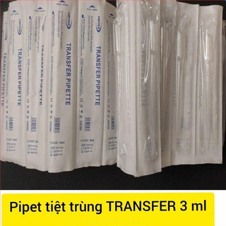 COMBO 10CHIẾC  PIPET tiệt trùng TRANSFER 3 ml