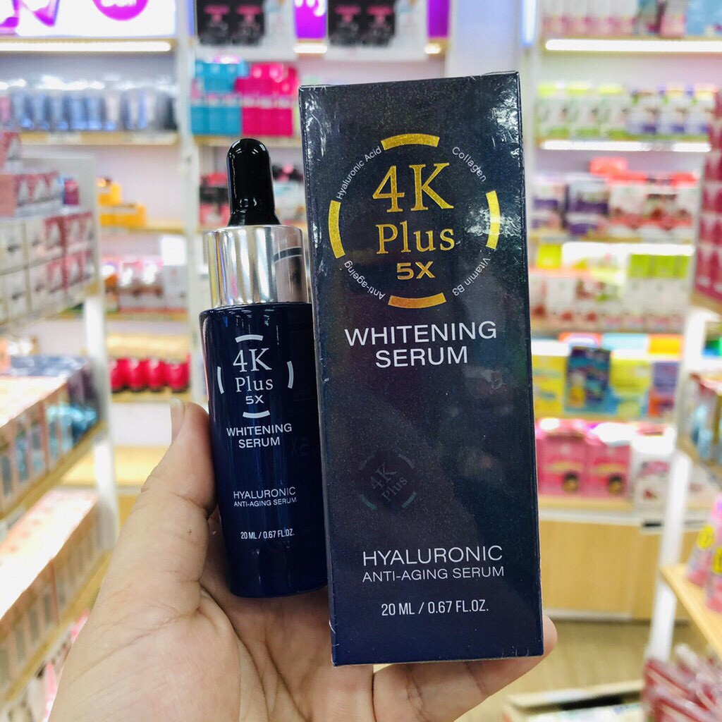1 Serum dưỡng trắng da 4K plus Thái Lan 20ml